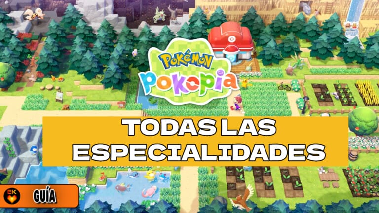 Pokémon Pokopia - Todas las especialidades de los Pokémon