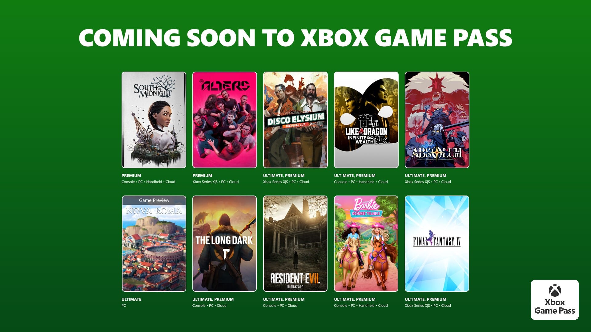 Nuevos juegos añadidos en Game Pass marzo de 2026