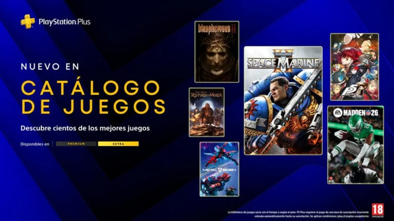 PS Plus Extra y premium confirman nuevo lote de juegos marzo 2026