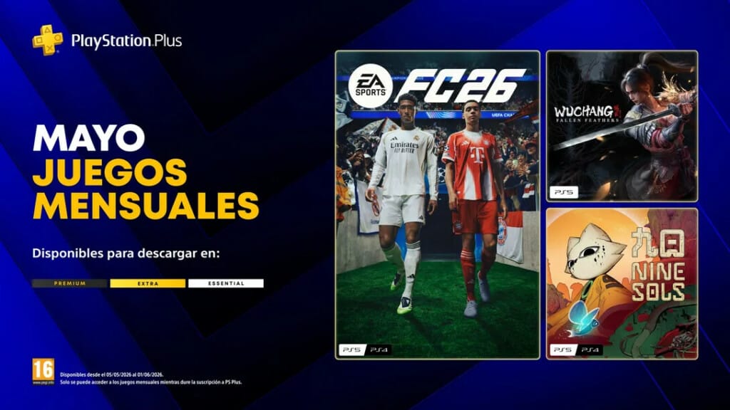 Anunciado Nuevo lote de Juegos en PS PLUS Essential mayo 2026