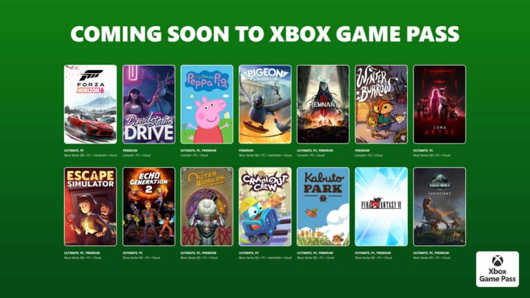 Nuevos juegos añadidos en Game Pass mayo de 2026