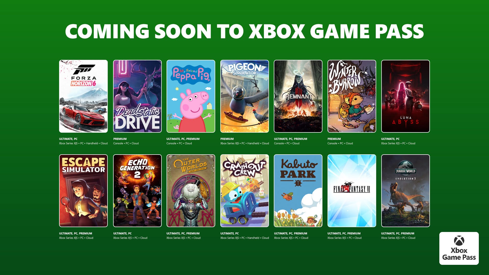 Nuevos juegos añadidos en Game Pass mayo de 2026