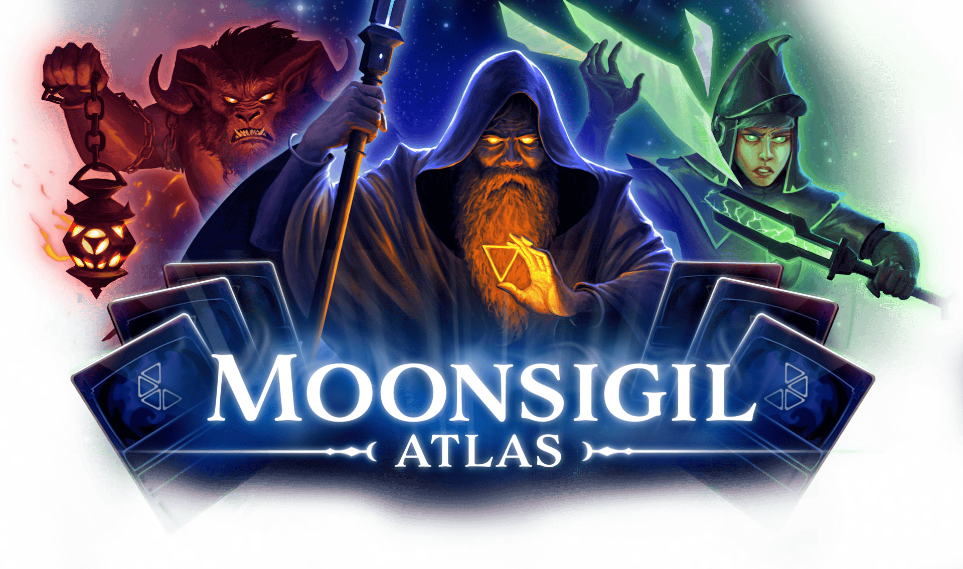 El juego de cartas Moonsigil Atlas llegará el 28 de mayo