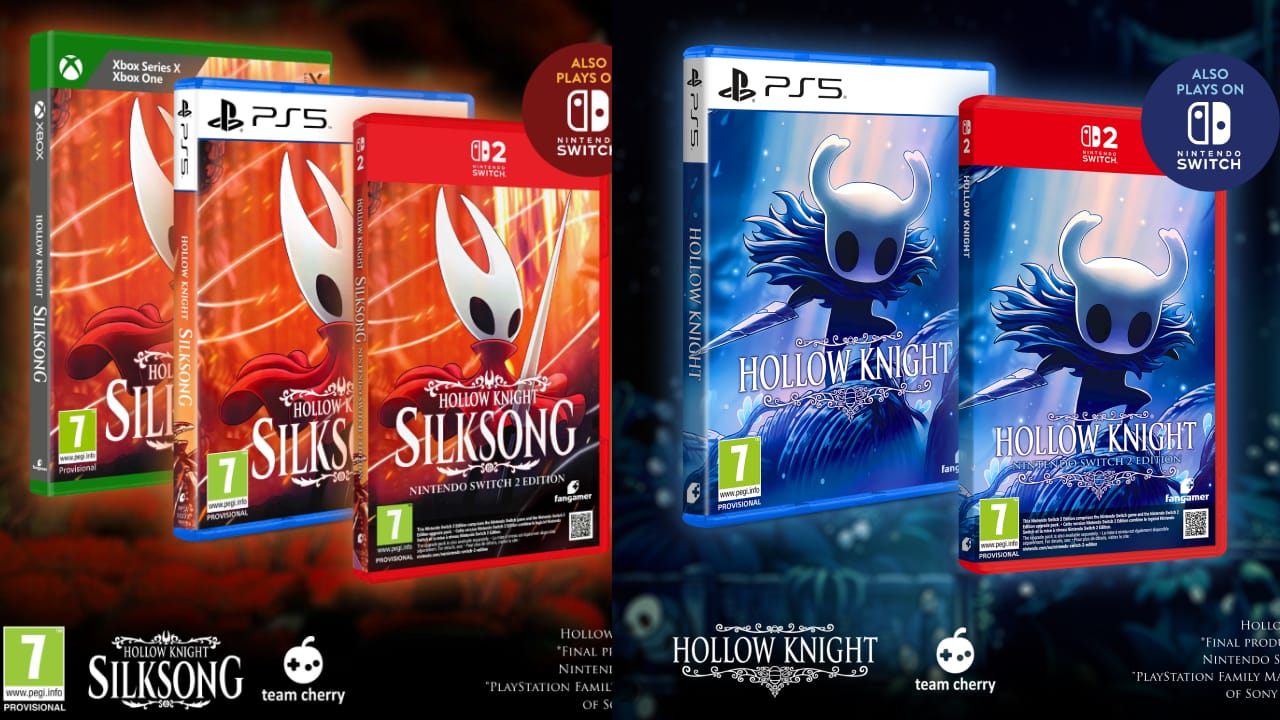 Hollow Knight y Silksong llegan en formato físico en octubre a PS5 y Nintendo Switch 2 para coleccionistas