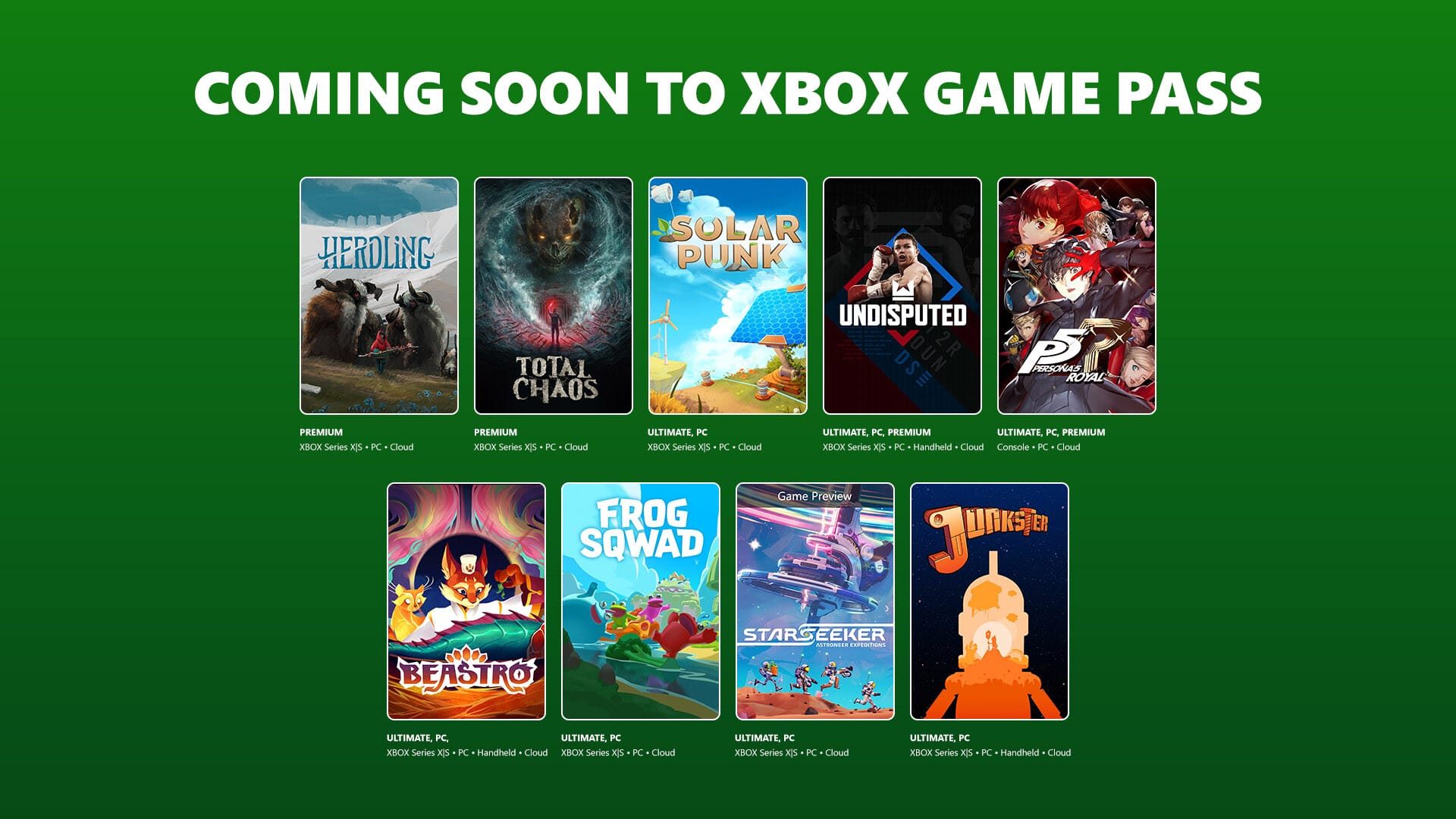 Nuevos juegos añadidos en Game Pass junio de 2026